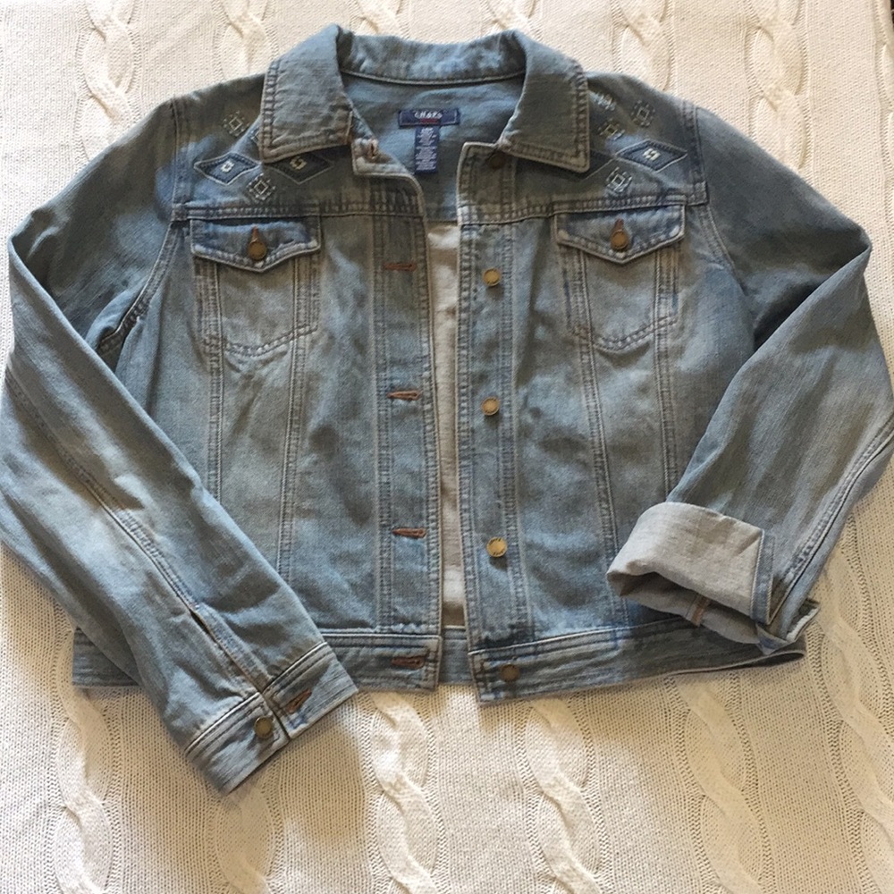 Cute Versatile Light/Med Denim Jacket